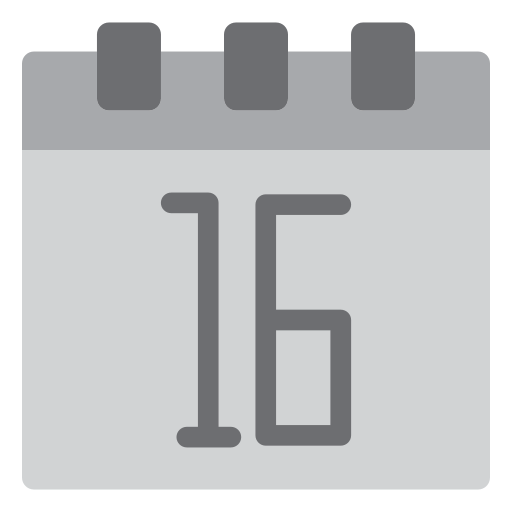 calendario Generic color fill icono