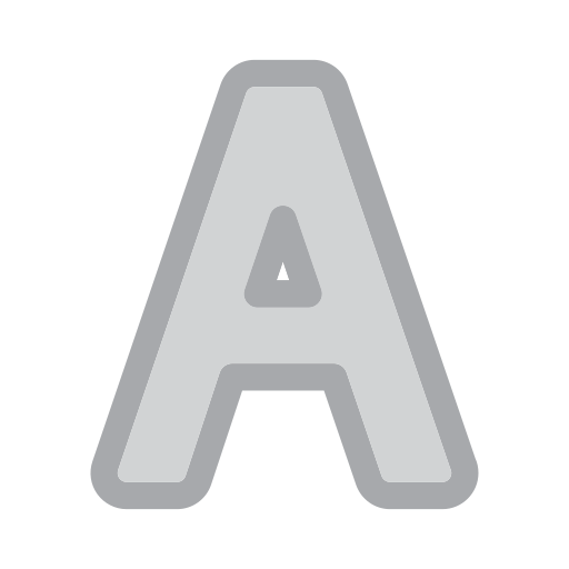 letter a Generic color lineal-color icoon