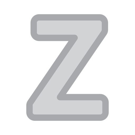 Letter z Generic color lineal-color icon