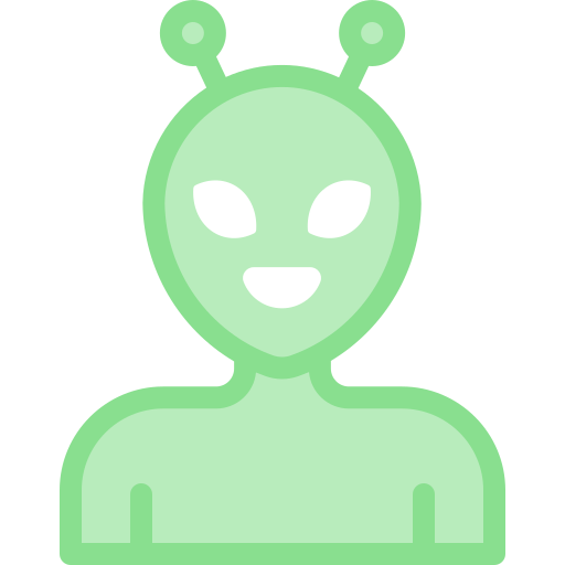 Alien Detailed color Lineal color icon