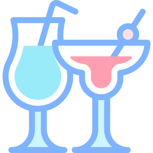 cocktail Detailed color Lineal color icon