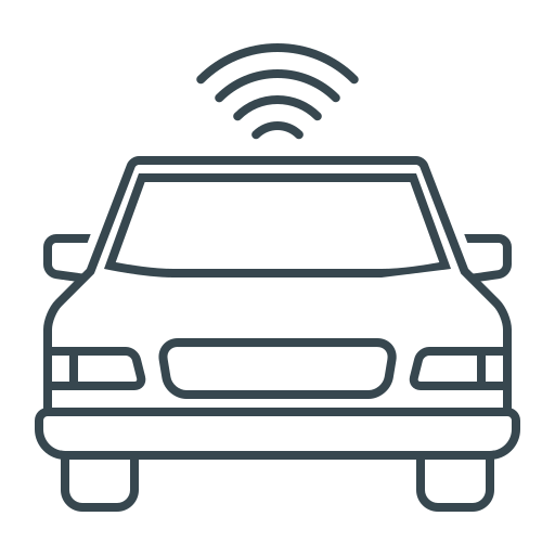 autonome auto Generic Detailed Outline icoon