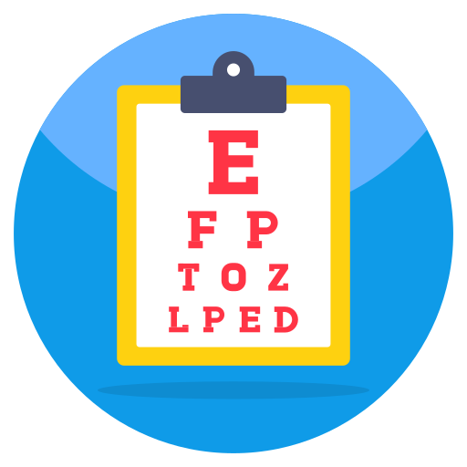 Eye test Generic Flat icon