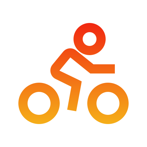 jazda na rowerze Generic Gradient ikona