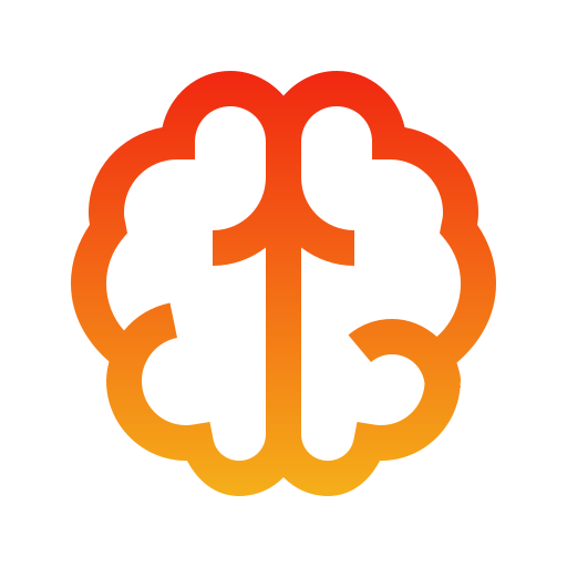 Human brain Generic Gradient icon