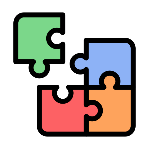 Puzzle piece Generic Outline Color icon