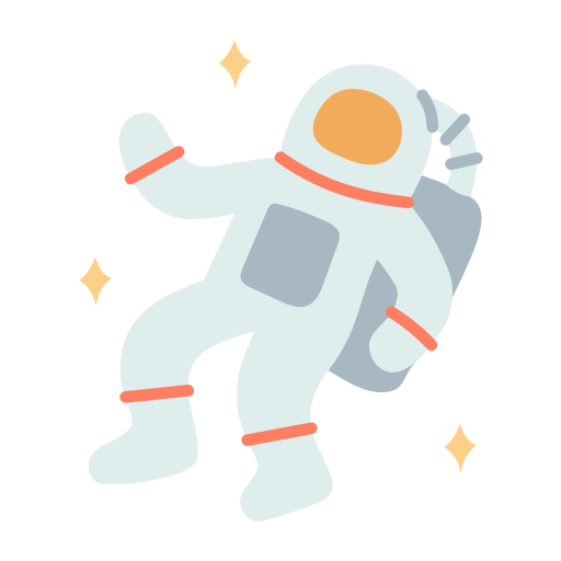 astronaut Generic Flat icoon