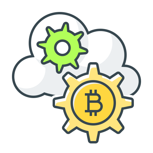 Cloud mining Generic Outline Color icon