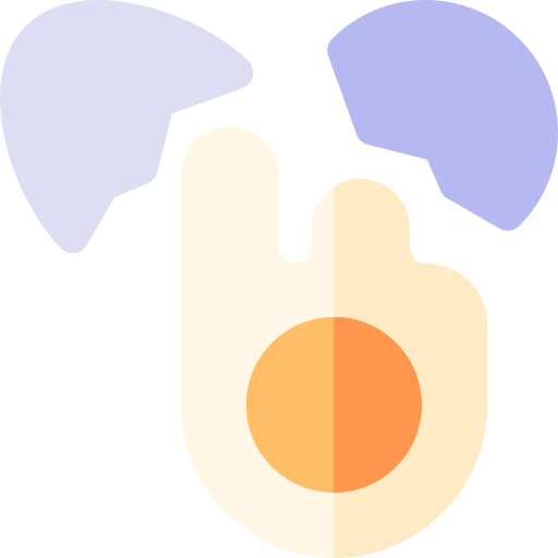 계란 Basic Rounded Flat icon