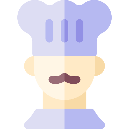 Chef Basic Rounded Flat icon