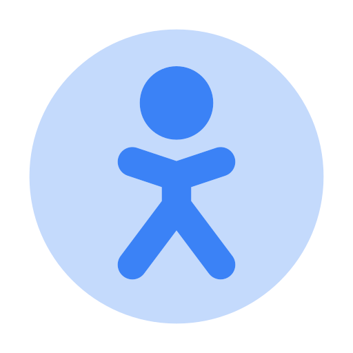 toegankelijkheid Generic Blue icoon
