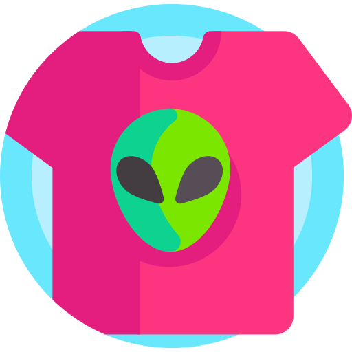 T shirt Detailed Flat Circular Flat icon