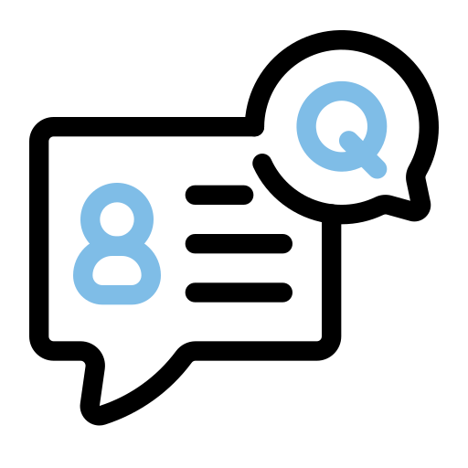FAQ Generic Outline Color icon