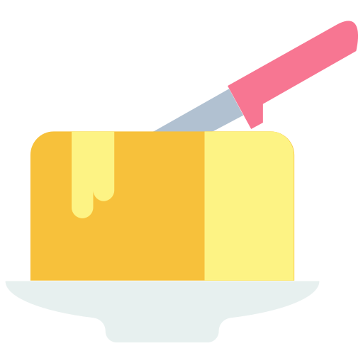 バター Generic color fill icon