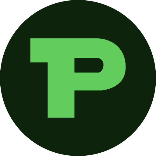 Letter P Generic color fill icon