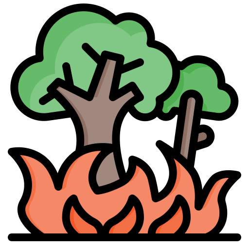 arbol ardiente Generic Outline Color icono