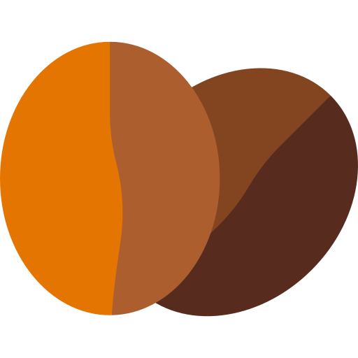 コーヒー豆 Basic Straight Flat icon