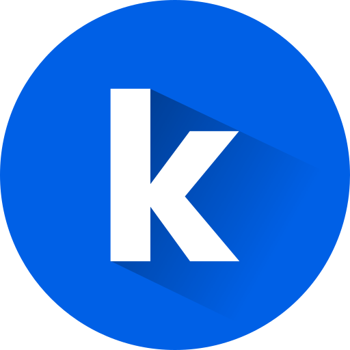 Letter k Generic gradient fill icon