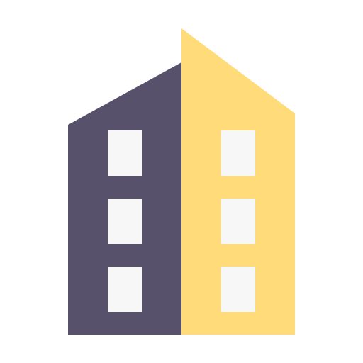 Real Estate Generic color fill icon
