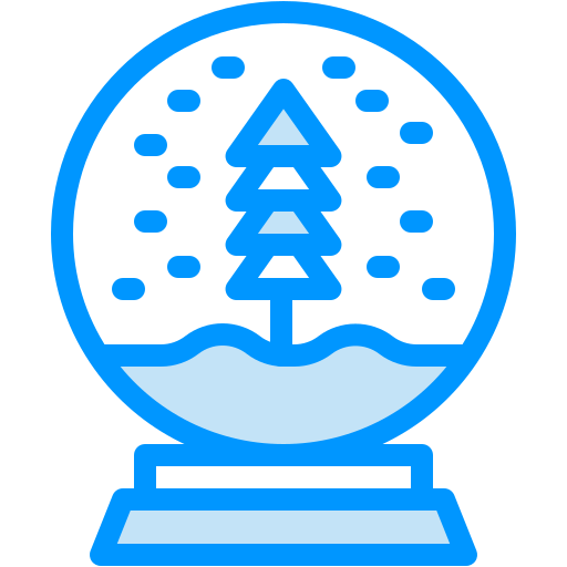 globo de nieve Generic color lineal-color icono