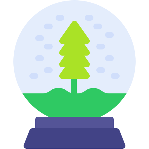 globo de nieve Generic color fill icono