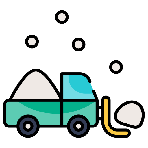 Снегоочиститель Generic color lineal-color иконка