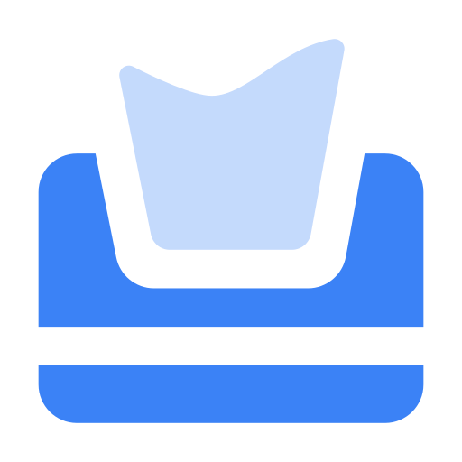 Tissue box Generic Blue icon