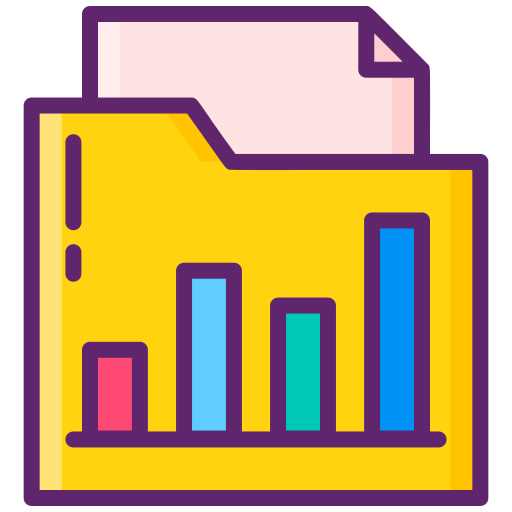 data Generic color lineal-color icon