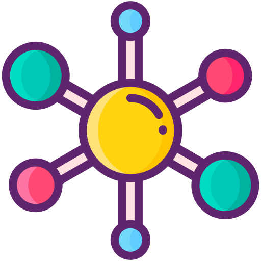 分子 Generic color lineal-color icon