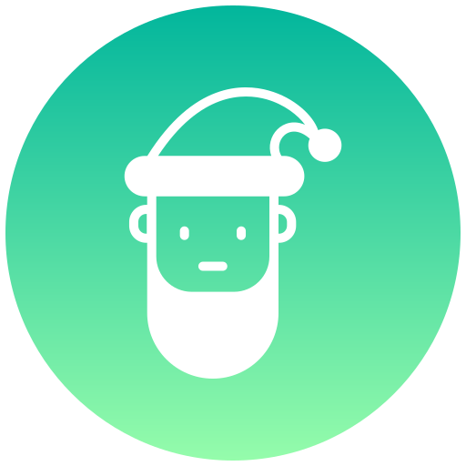 santa Generic gradient fill icon