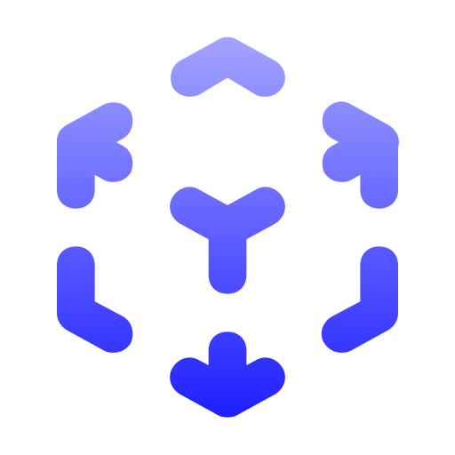 3d куб Generic Gradient иконка