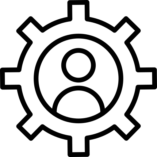 шестеренка Generic black outline иконка