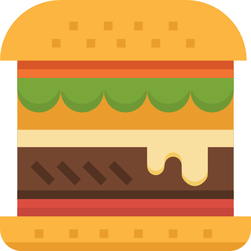 hamburguesa photo3idea_studio Flat icono