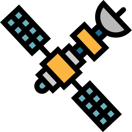 Satellite photo3idea_studio Lineal Color icon