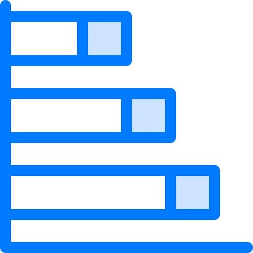 gráfico de barras Vitaliy Gorbachev Blue icono