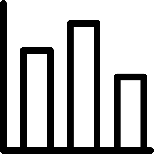 막대 차트 Vitaliy Gorbachev Lineal icon