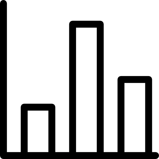 gráfico de barras Vitaliy Gorbachev Lineal icono