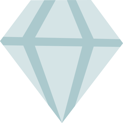 diamante Cartoon Flat icono