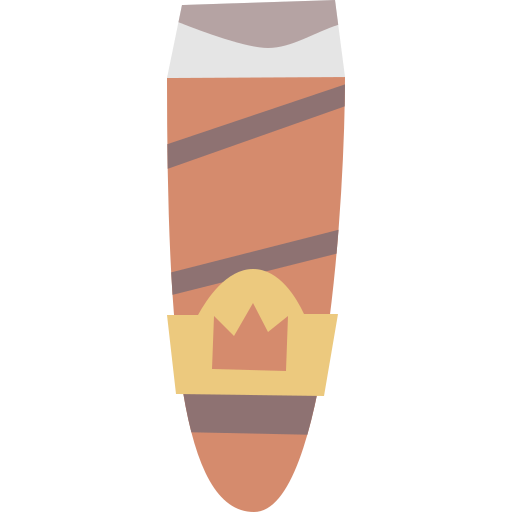 Cigar Cartoon Flat icon
