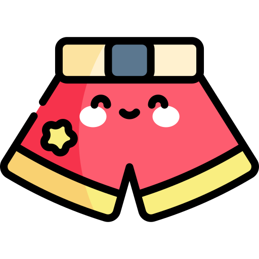 pantalones Kawaii Lineal color icono