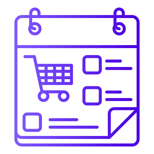 shopping Generic gradient outline icona