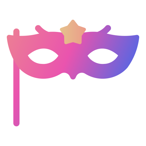 partymaske Generic Flat Gradient icon