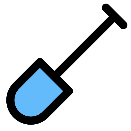 schneeschaufel Generic Outline Color icon