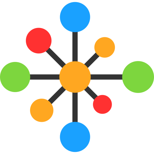 ネットワーキング Generic color fill icon
