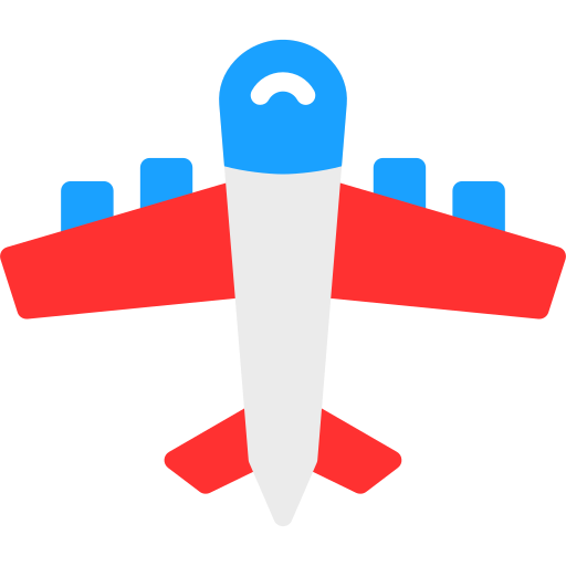 비행기 Generic color fill icon