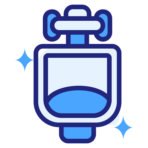 소변기 Generic Blue icon