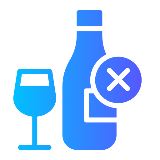 no alcohol Generic Flat Gradient icono