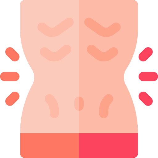 Anorexia Basic Rounded Flat icono