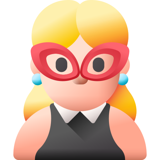 Woman 3D Color icon