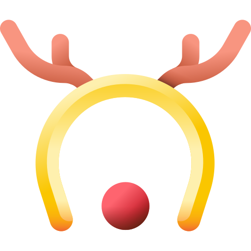 Reindeer 3D Color icon